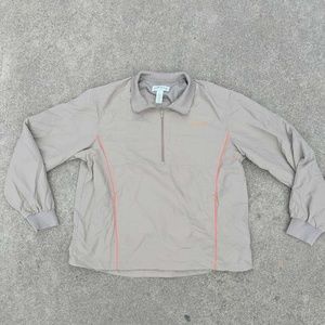 Orvis Mens Activewear Jacket 1/4 Zip pullover Sz L